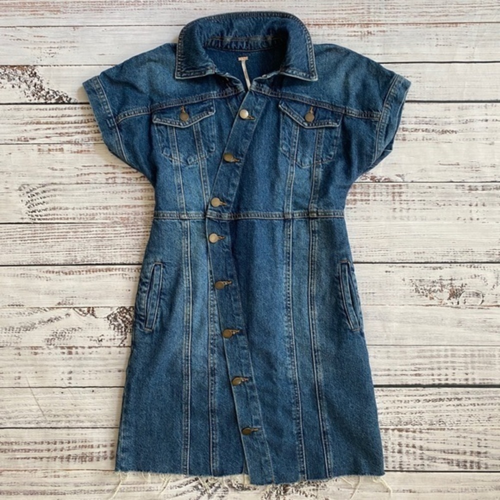 Free people denim dress